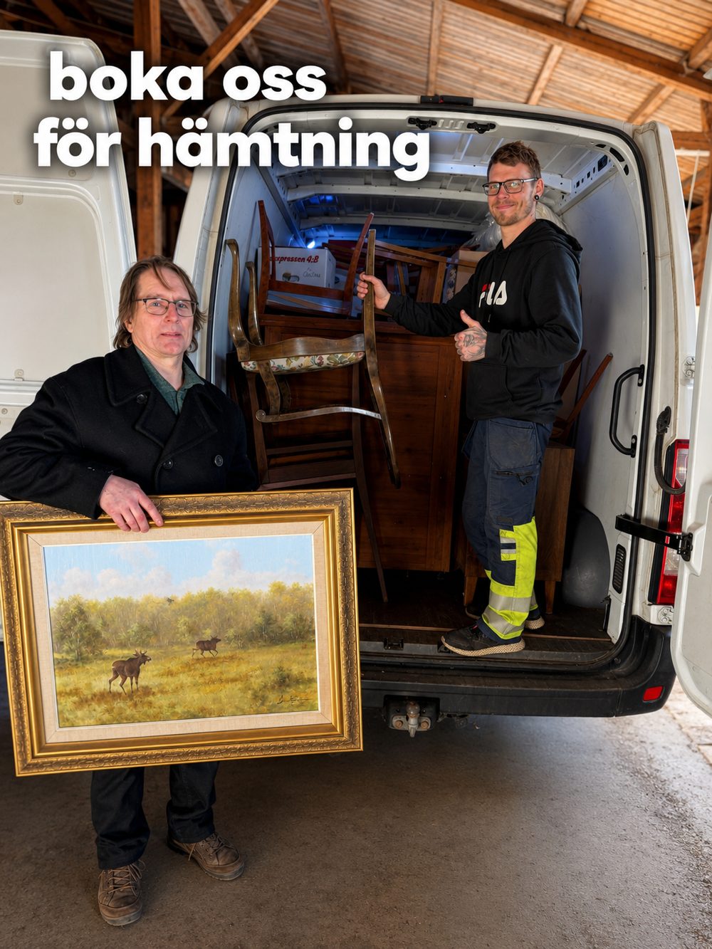 Boka hämtning av dina saker